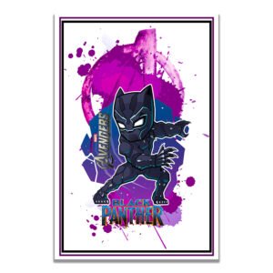 Black Panther Doodle Poster