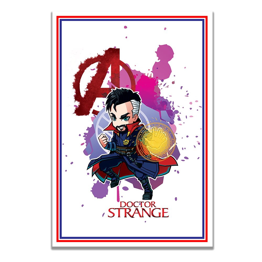 Doctor Strange Doodle Poster