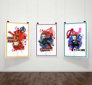 Avengers Legendary Trio Poster