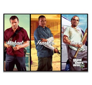 GTA V Trio Poster V1 | Grand Theft Auto V