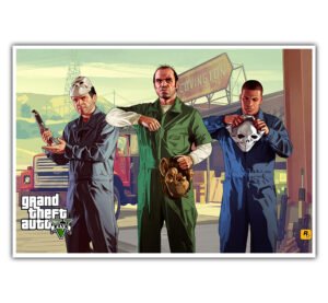 GTA V Trio Poster V3 | Grand Theft Auto V