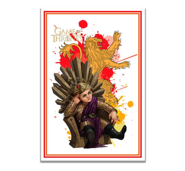 King Joffrey Doodle Poster