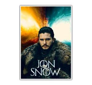 Jon Snow King in the North Poster | Game of Thrones