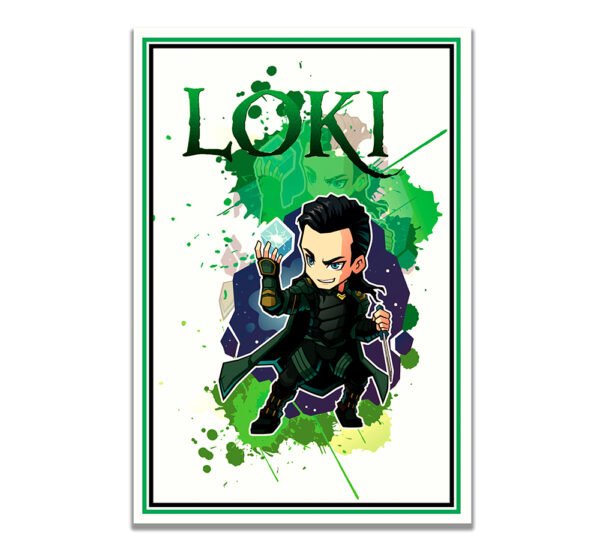 Loki Doodle Poster