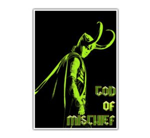 Loki God of Mischief Poster