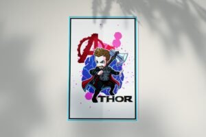 Thor Doodle Poster