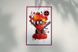 Deadpool Doodle Poster