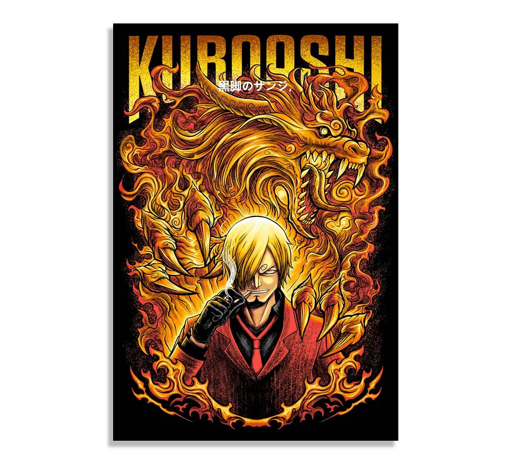 One Piece Kuroashi no Sanji Poster