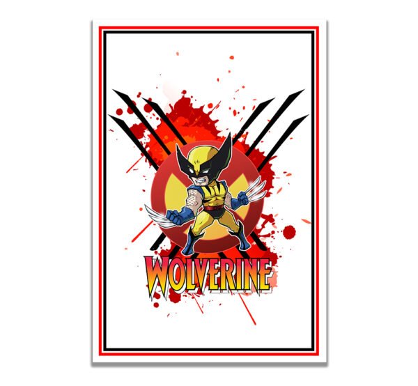 Wolverine Doodle Poster