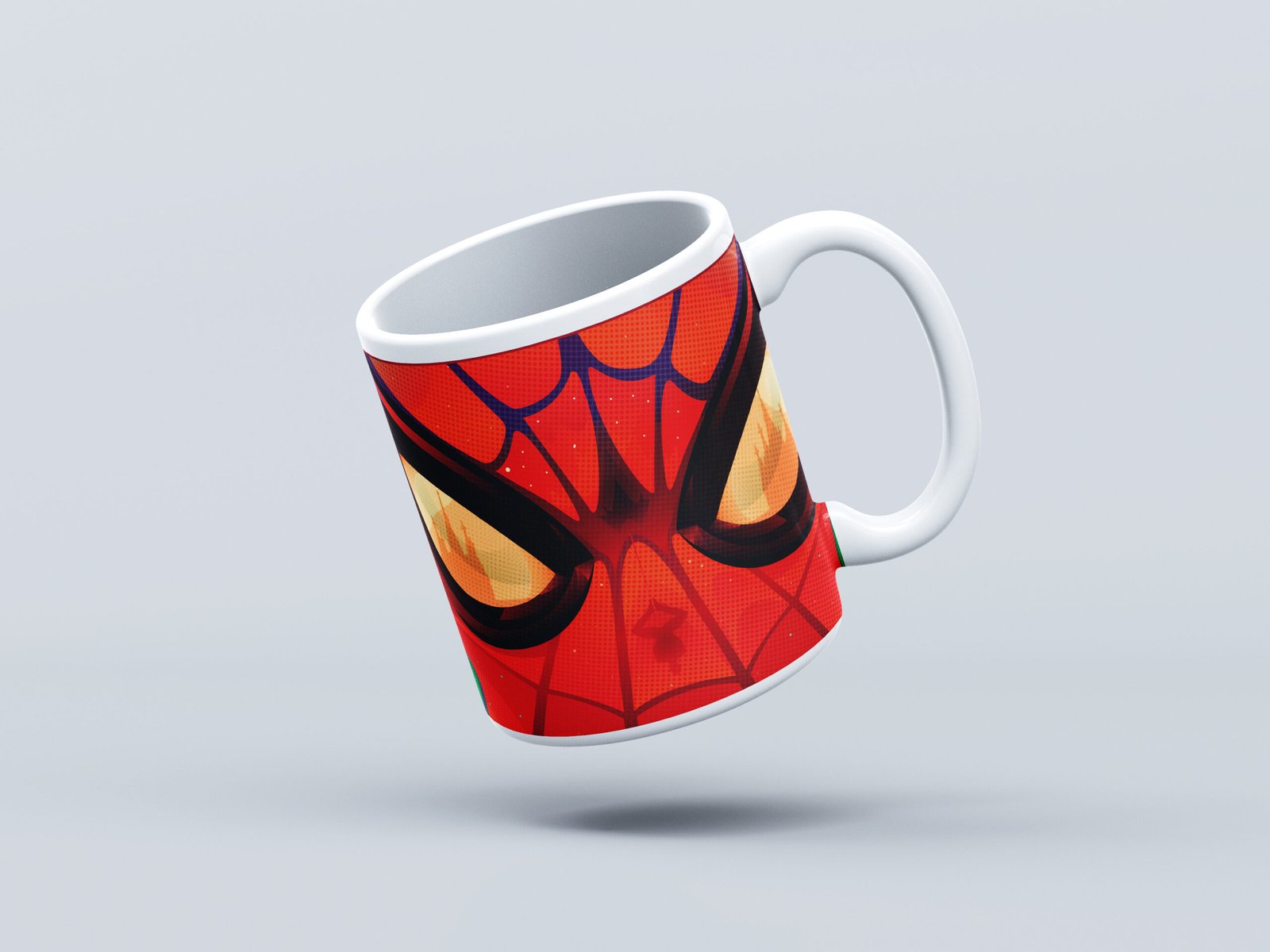 Spider Man Logo Printed Ceramic Mug | Coffee Mug | Designer Mug | Mug for Kids | Mug for Friend, Birthday Gif