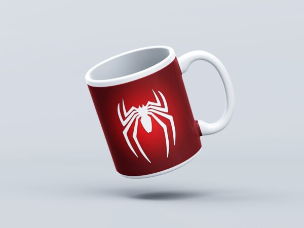 Amazing Spider Man Logo Printed Ceramic Mug | Coffee Mug | Designer Mug | Mug for Kids | Mug for Friend, Birthday Gif