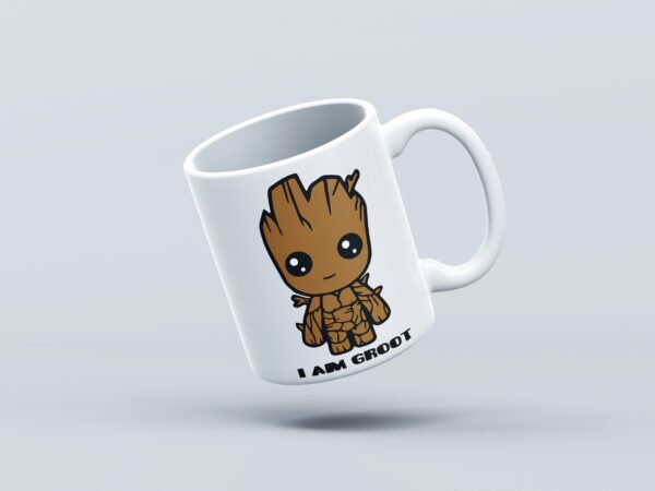 I am Groot Printed Ceramic Mug | Coffee Mug | Designer Mug | Mug for Kids | Mug for Friend, Birthday Gif