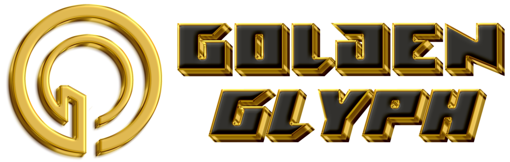 Golden Glyph Logo