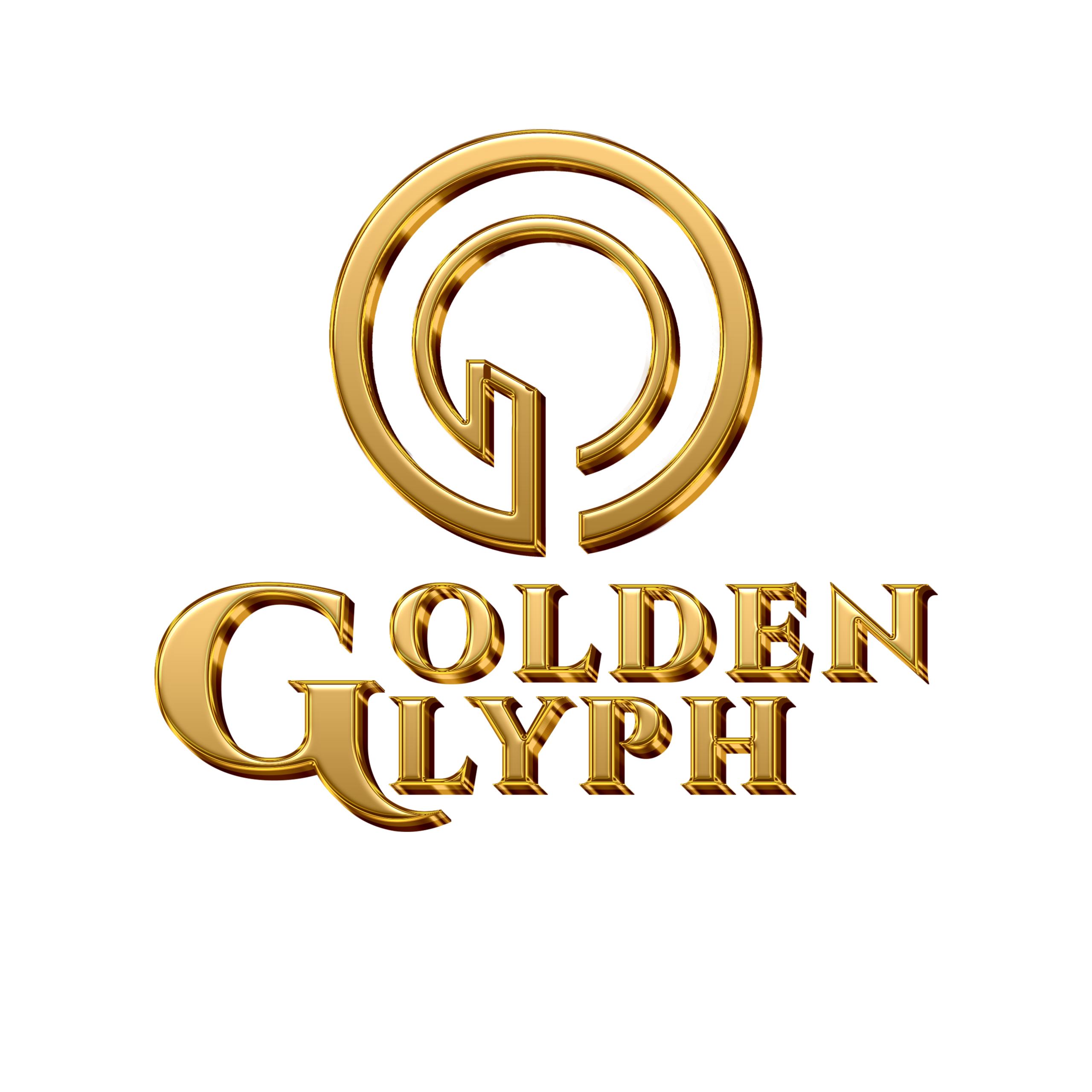 Golden Glyph Logo Golden Glyph Logo