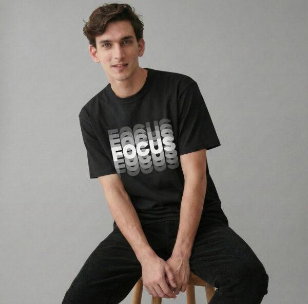 Focus - French Terry 100% Cotton Oversized T-shirt